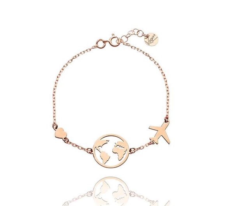 Armband Welt rosévergoldet